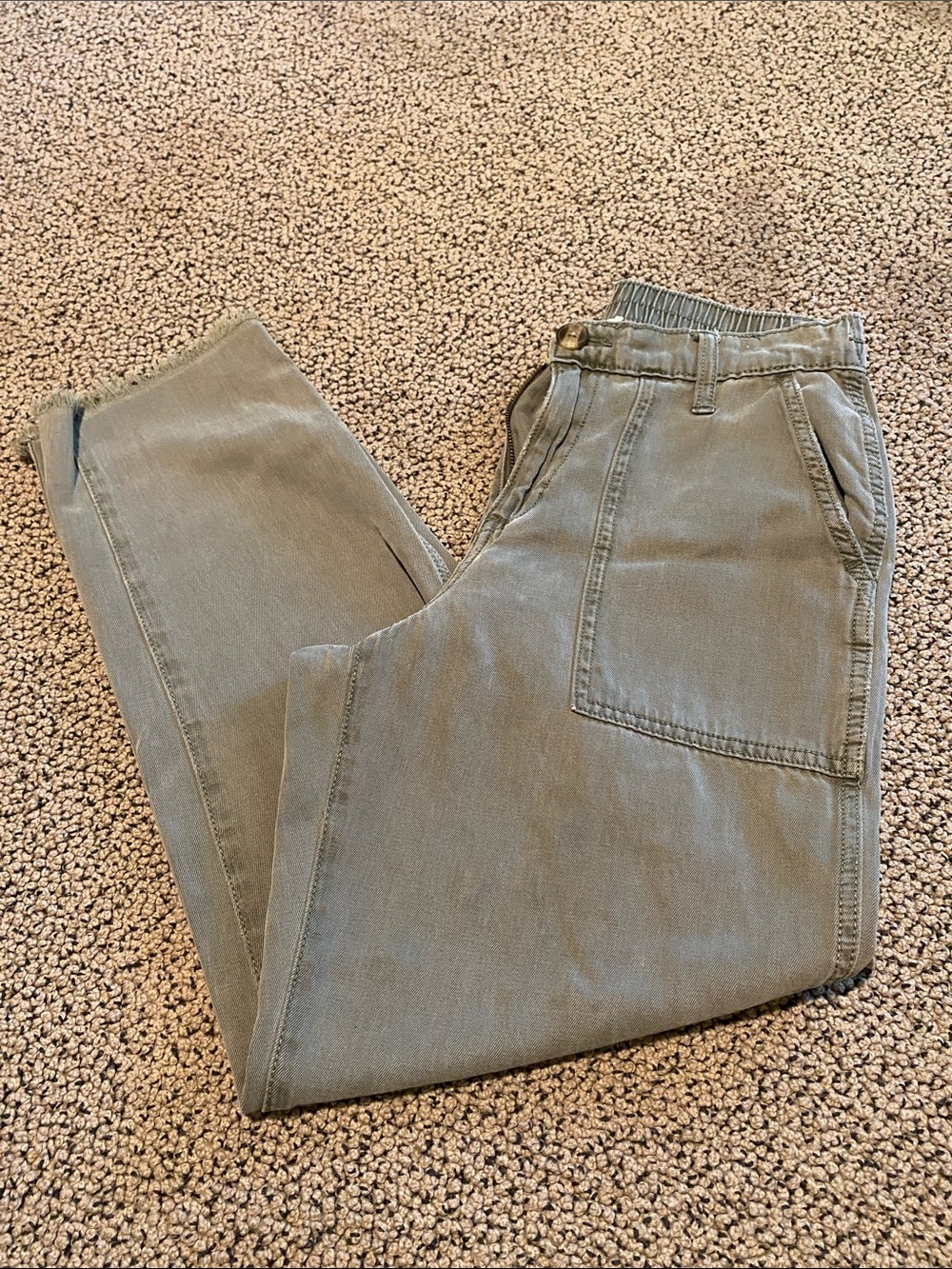 aerie Olive Green Utility Jogger Pants